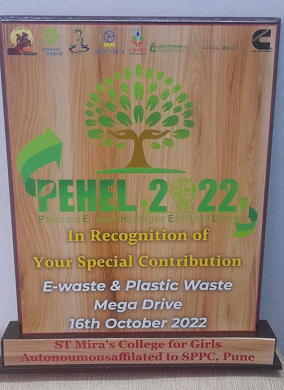 Green Club - PEHEL- E-waste Collection Drive